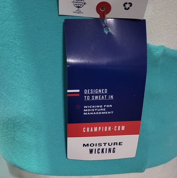 Champion Women's Turquoise NWT Moisture Wicking Racerback Sport Bra Size Medium - Picture 9 of 13
